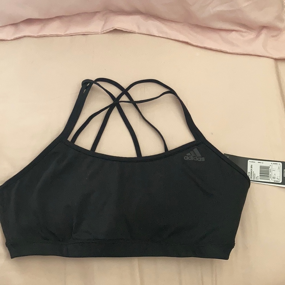 Brand new Adidas sport bra strappy back